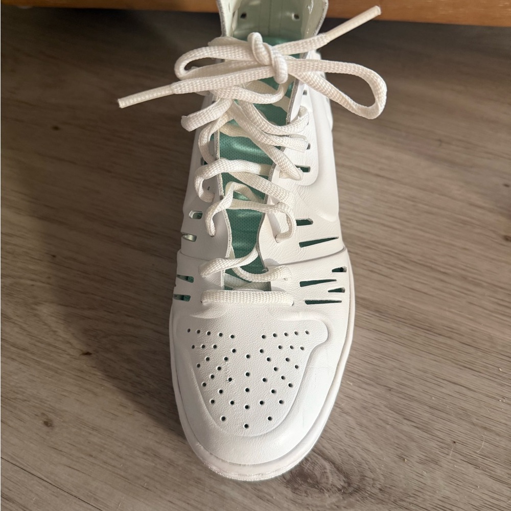 Nike Dunk Sky Hi 2.0 Womens joli White cutout High-Top Sneakers - Picture 3 of 8